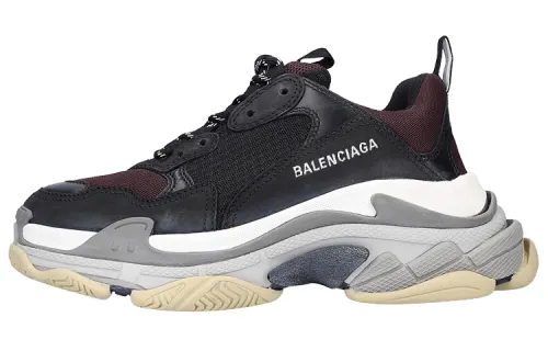 Balenciaga Triple S Sneakers 'Black Purple'