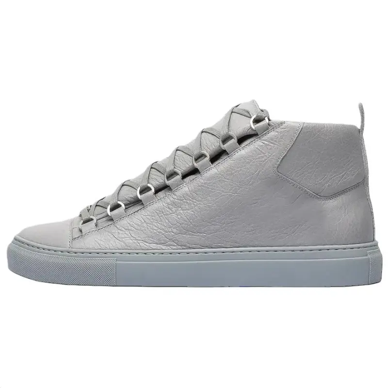 Balenciaga Arena High top Skateboard Shoes Men's Gray