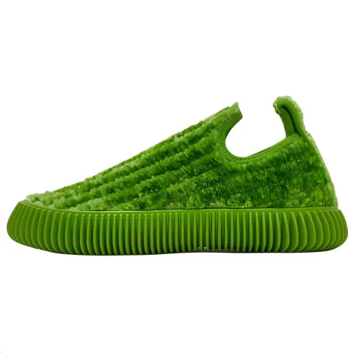 Bottega Veneta Fabric Low top Skateboard Shoes Men's Green