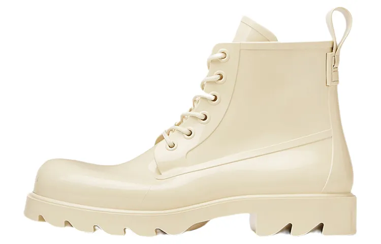 Bottega Veneta Ankle Boots Men's Sea Salt White