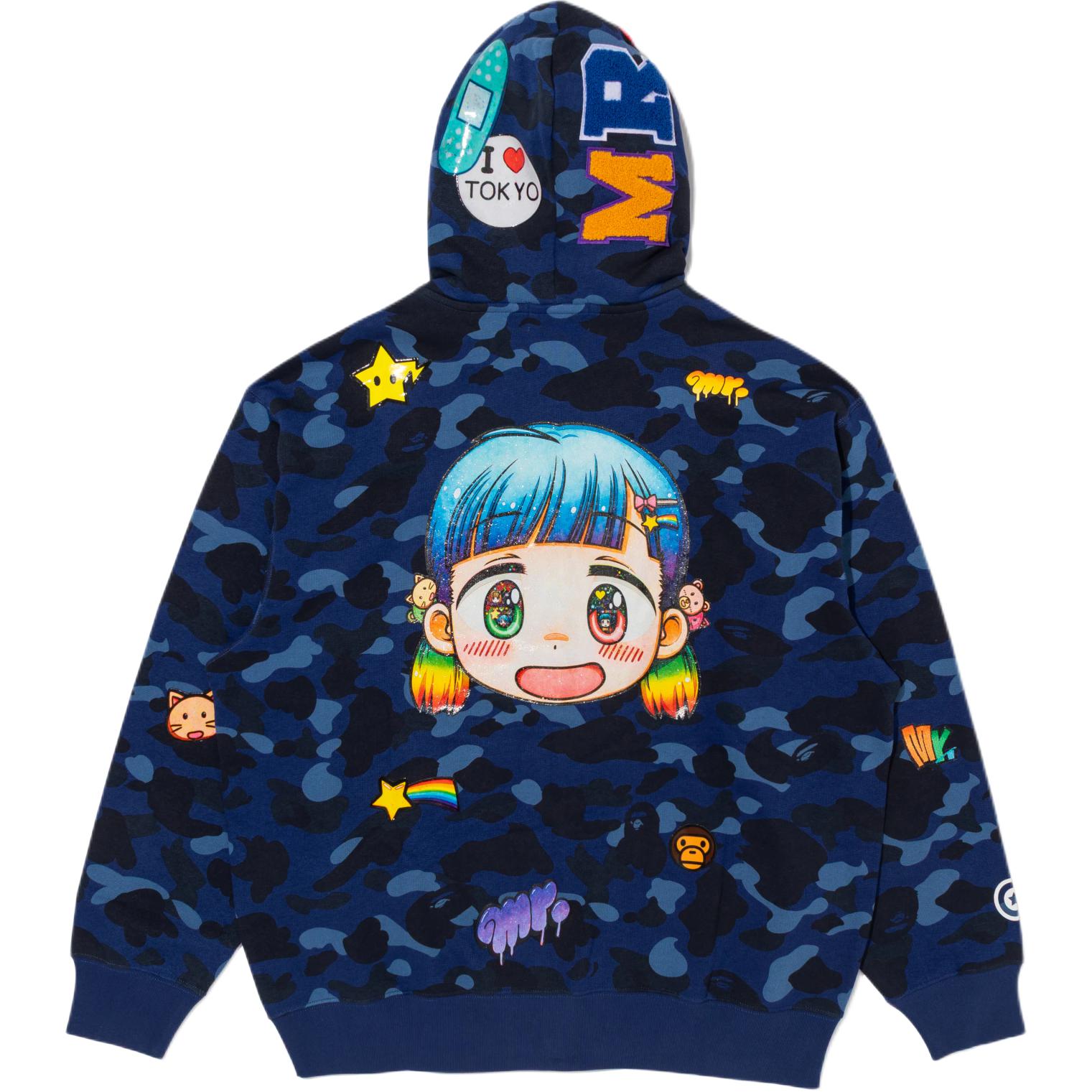 Мужское худи A Bathing Ape Mr. (камуфляжное)