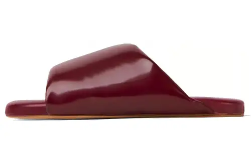 Bottega Veneta Slide Slippers Women's Merlot Red