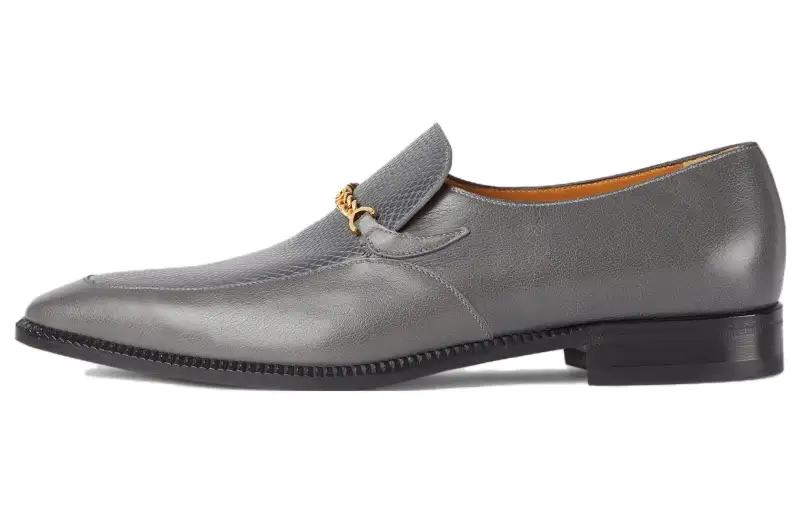GUCCI Loafers Men's Gray