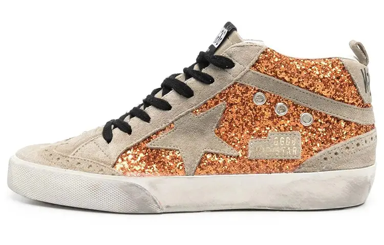 Golden Goose Star Glitter-embellished Sneakers
