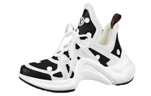 LOUIS VUITTON Archlight High top Casual Shoes Women's White Black