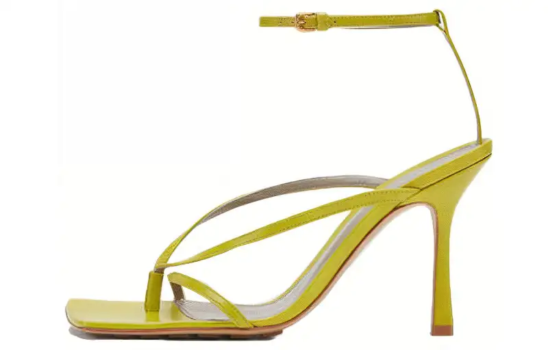 Bottega Veneta Stretch Fashion One Strap Sandals Women's Kiwi Green