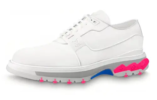 LOUIS VUITTON Fusion Low top Stylish Skateboarding Shoes Men's White