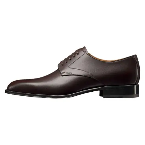 DIOR Timeless Leather Dress Shoes Men's Dark Brown