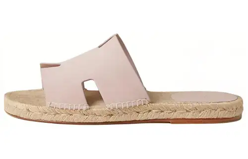 HERMES Antigua Slide Slippers Men's Pink