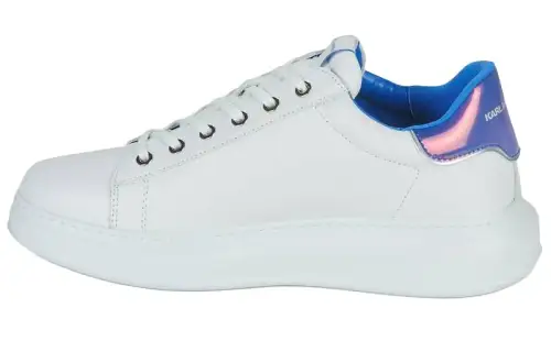 KARL LAGERFELD / Karl Lagerfeld Jeans Low top Skateboard Shoes 3.5cm Men's White