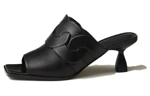 HERMES Hanna Slide Slippers Women's Black