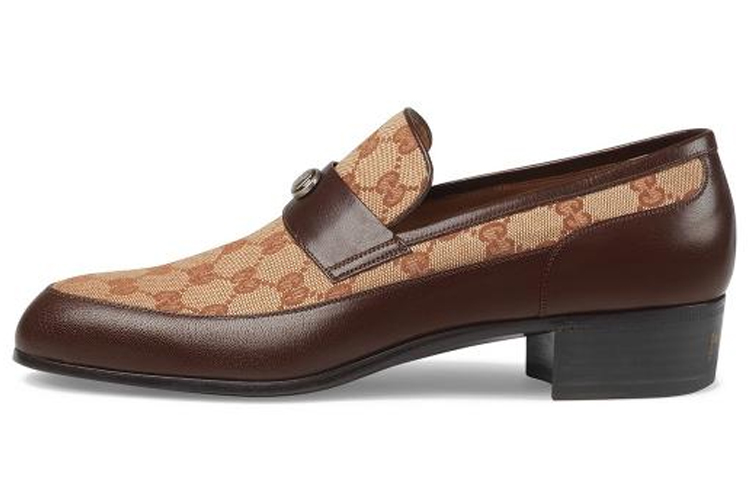 GUCCI Original GG Loafers With GUCCI Team Motif