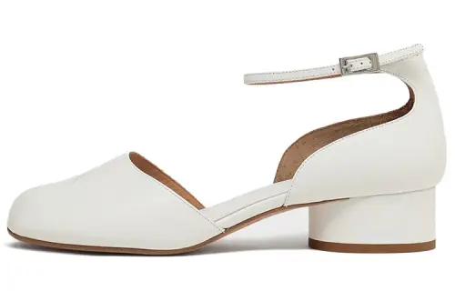 Maison Margiela Tabi Leather Women's Casual Shoes Women's White