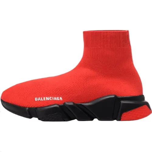 Balenciaga Speed High top Casual Shoes Men's Red