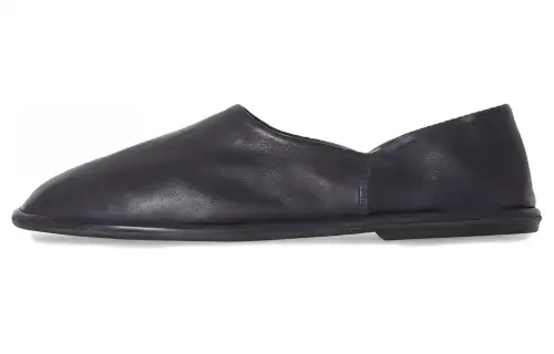 THE ROW Leather Casual Shoes Men's Blue