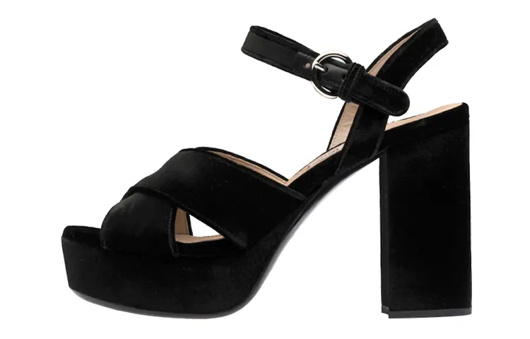 MIU MIU One Strap Sandals Women's Black