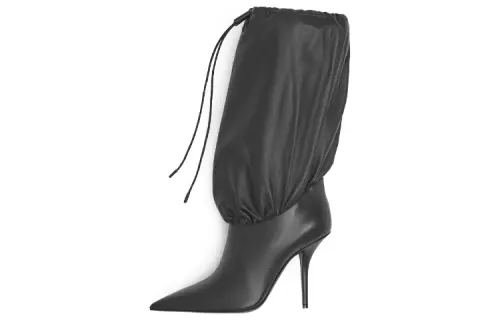 Burberry Sheepskin Ankle Boots Women's Black