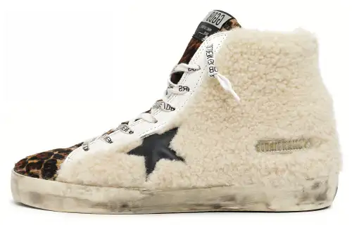 Golden Goose Francy High top Skateboard Shoes White