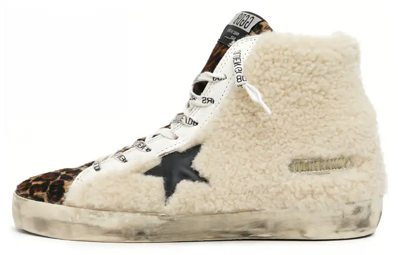 Golden Goose Francy High top Skateboard Shoes White
