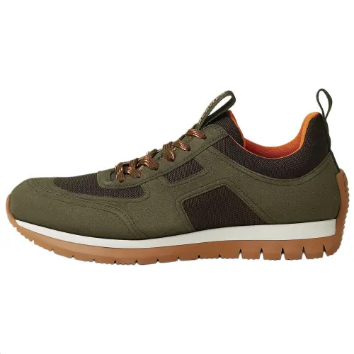 HERMES Jimmy Low top Casual Shoes Men's Green