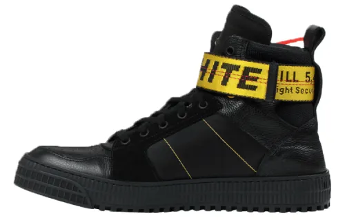 OFF WHITE Industrial Hi Top Black