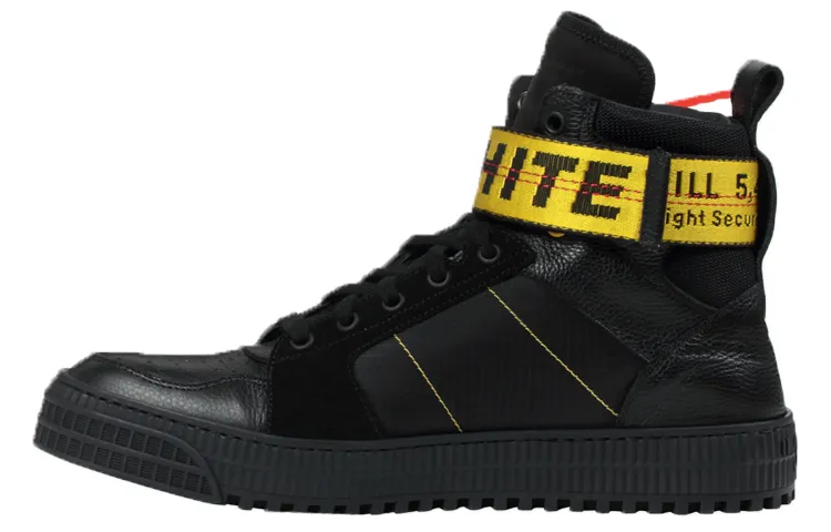 OFF WHITE Industrial Hi Top Black