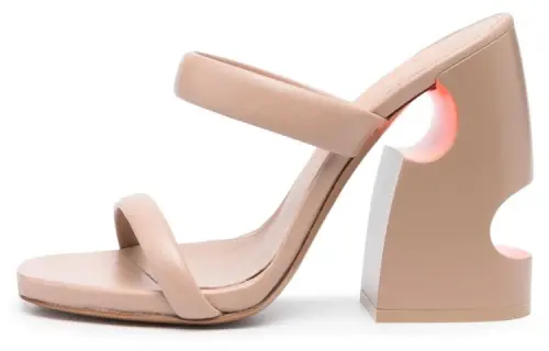 OFF-WHITE Pop Meteor 120mm Cut-out Mules