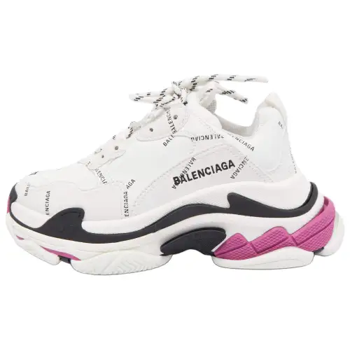 Balenciaga Triple S Sneaker 'Allover Logo - White Pink'