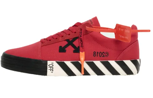 OFF WHITE Vulc Low Top 'Red'