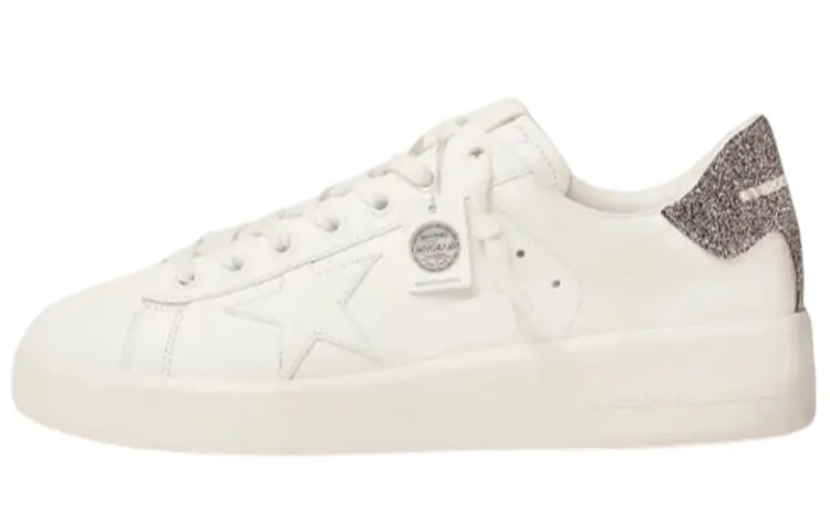Golden Goose Purestar Pu Low top Stylish Skateboarding Shoes Women's White