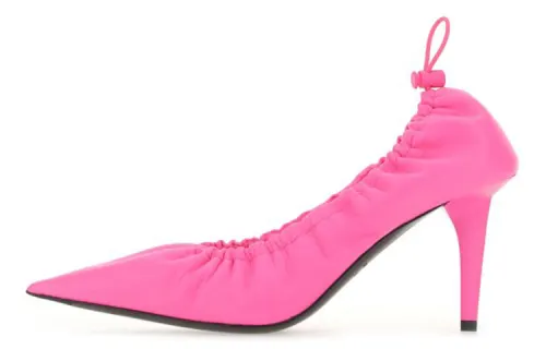 Balenciaga Pre-Owned Scrunch Knife 90mm Leather Pumps