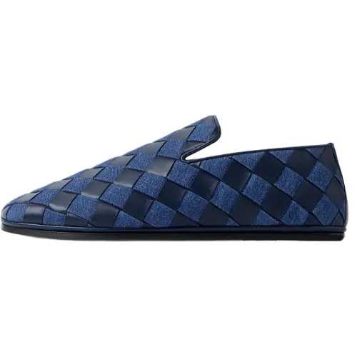 Bottega Veneta Sunday Casual Shoes Men's Blue