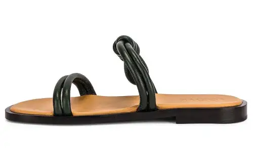 LOEWE Flamenco Slide Slippers Women's Green