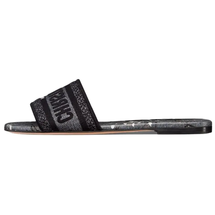 DIOR Dway Slide Slippers Women's Gray