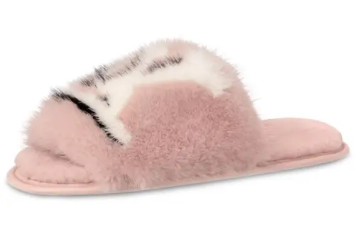 LOUIS VUITTON Homey Slide Slippers Women's Pink