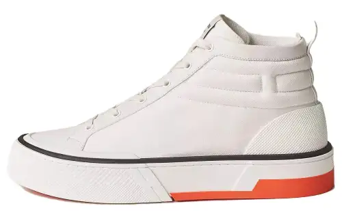 HERMES High top Skateboard Shoes Men's White