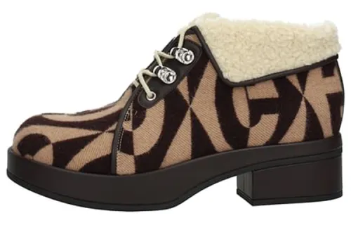GUCCI Ankle Boots Women's Light Umber