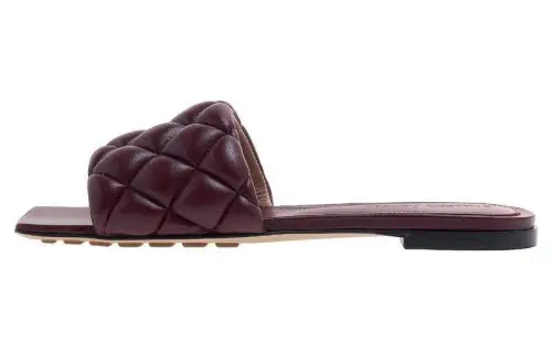 Bottega Veneta Matelassé Flat Sandals Women's