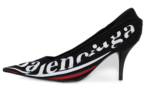 Balenciaga Campaign Logo Pumps 'Black' Women's