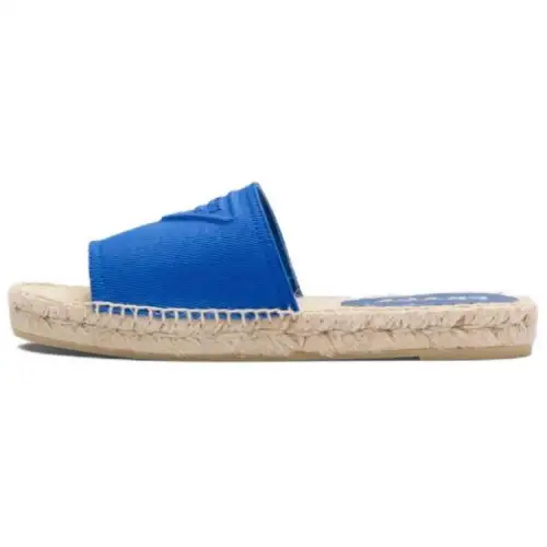 PRADA Antibacterial Slide Slippers Women's Blue
