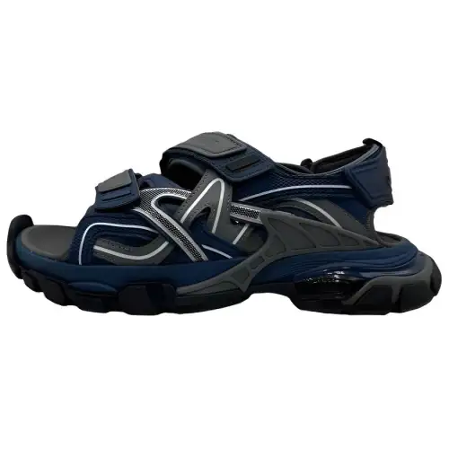 Balenciaga Track Beach Sandals Men's Marine Blue