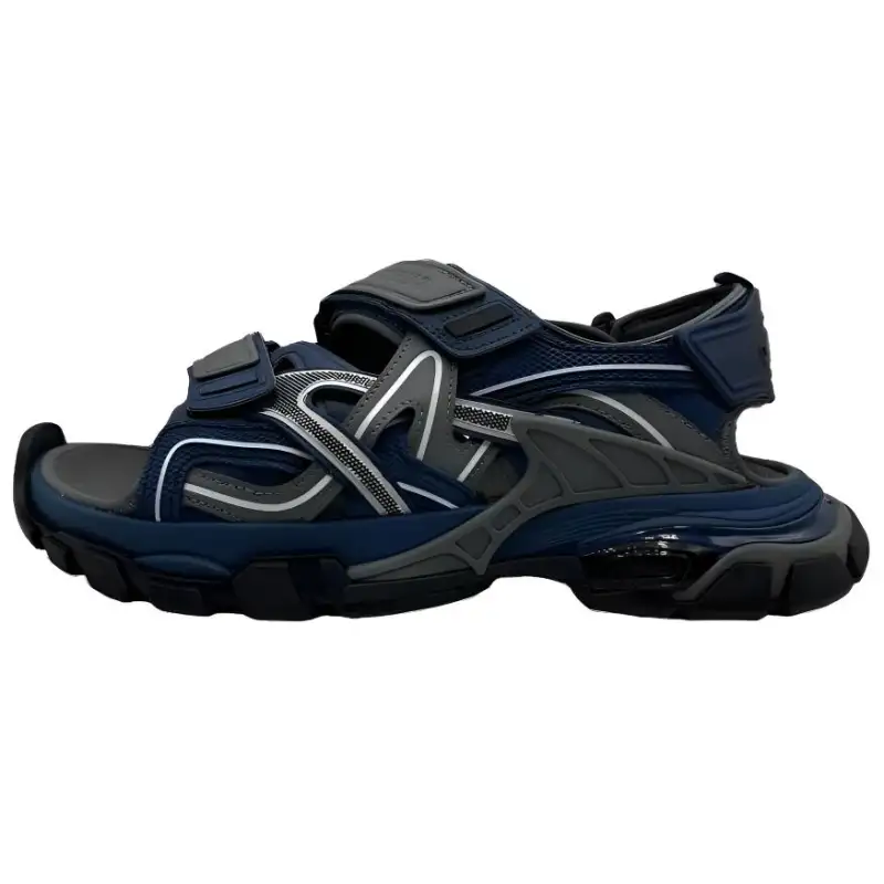 Balenciaga Track Beach Sandals Men's Marine Blue