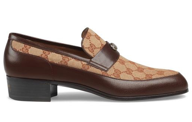 GUCCI Original GG Loafers With GUCCI Team Motif