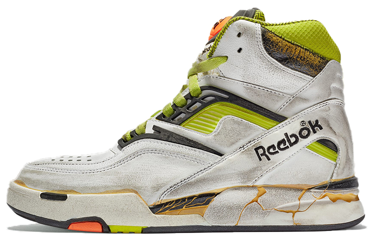 Мужские кеды Reebok x Maison Margiela TZ Pump Deadstock (бело-зеленые)