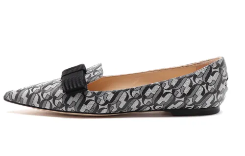 Jimmy Choo Gala Casual Shoes Women's Black Silver