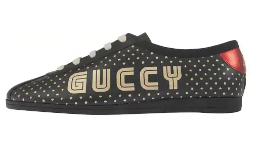GUCCI Falacer Cow Leather Low top Skateboard Shoes Women's