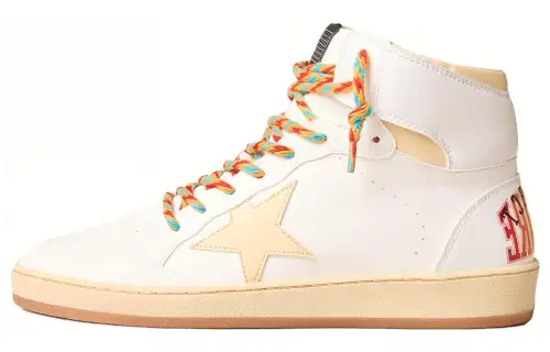 Golden Goose Sky Star High top Skateboard Shoes Men's White