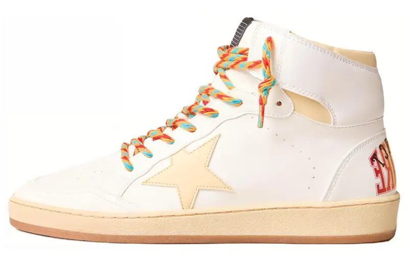 Golden Goose Sky Star High top Skateboard Shoes Men's White