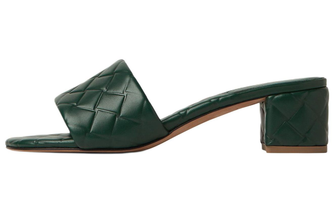 Bottega Veneta Amy Slide Slippers Women's Jadeite Green
