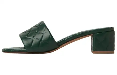 Bottega Veneta Amy Slide Slippers Women's Jadeite Green